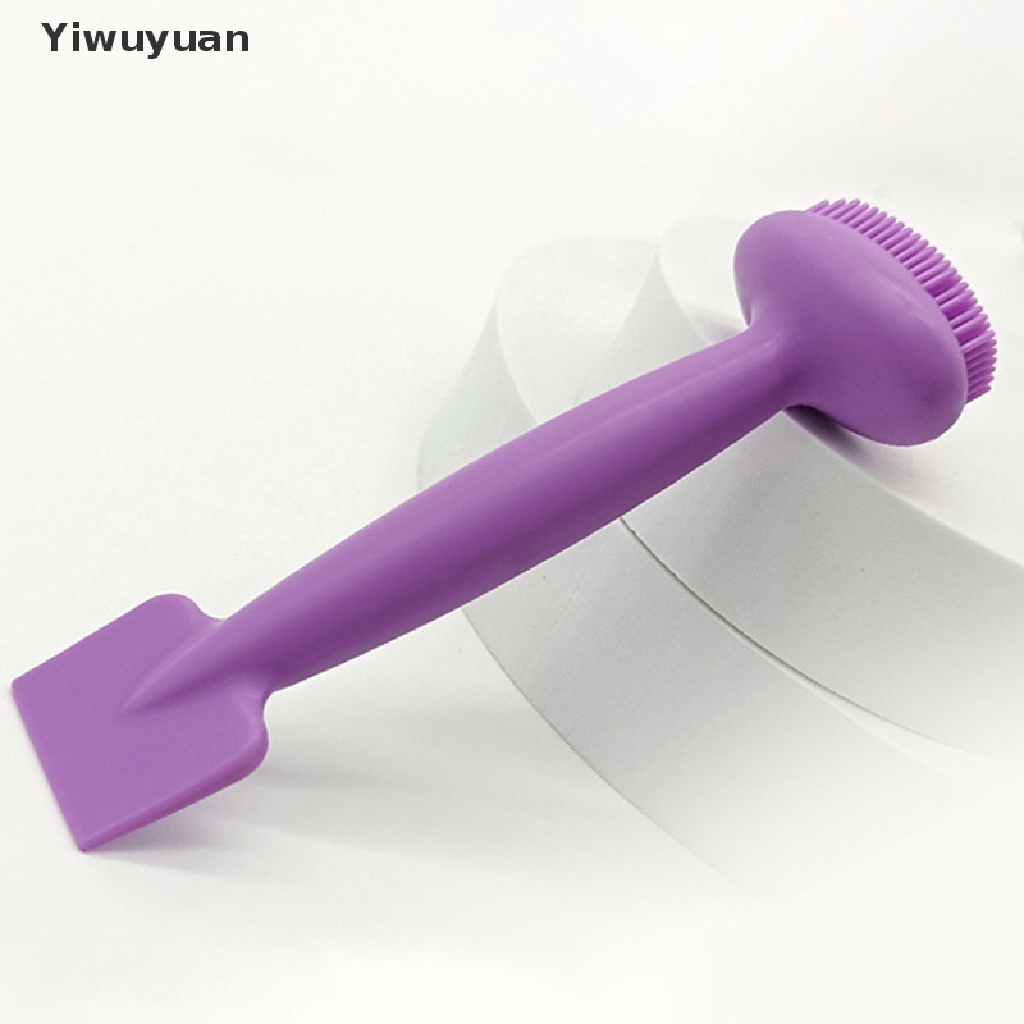 1 Cọ Rửa Mặt Silicone Hai Đầu Mềm Mại Yiwuyuan