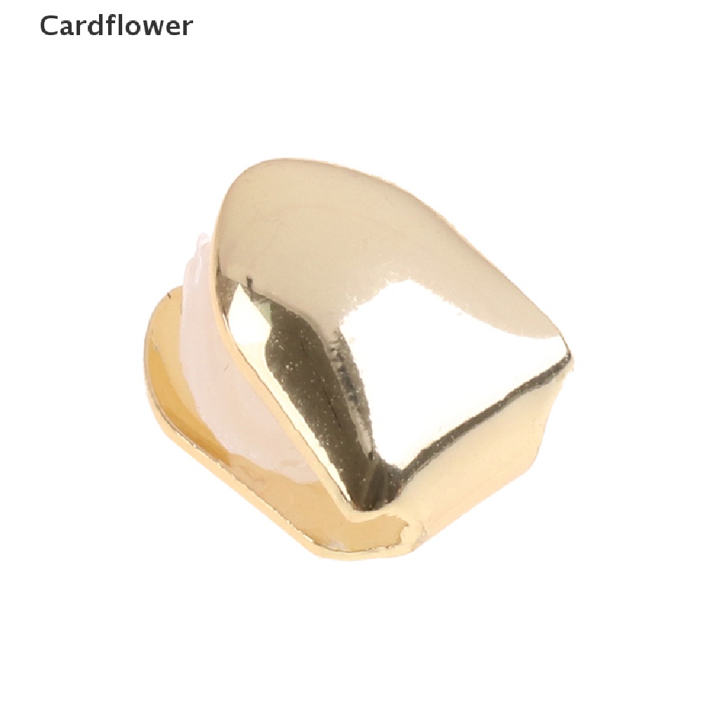 < Cardflower > Mũ Lưỡi Trai Răng Mạ Vàng Hóa Trang 4 Màu