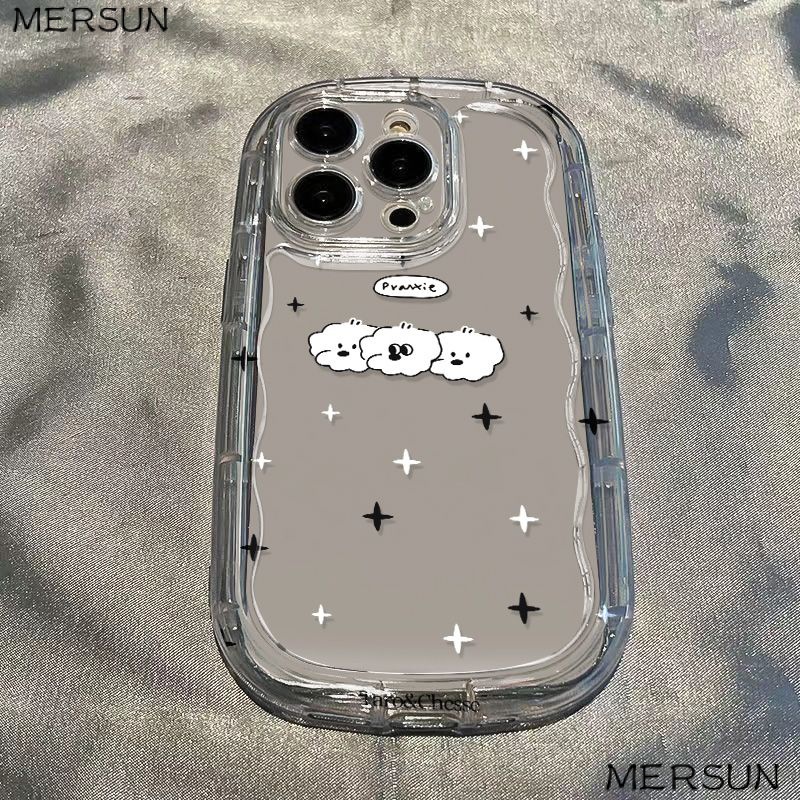 ✅Ốp Điện Thoại Mềm Trong Suốt Chống Sốc Hình Đầu Cún Cho Iphone xr xs 713iPhone14 12 Apple 11promax8p / RJPN