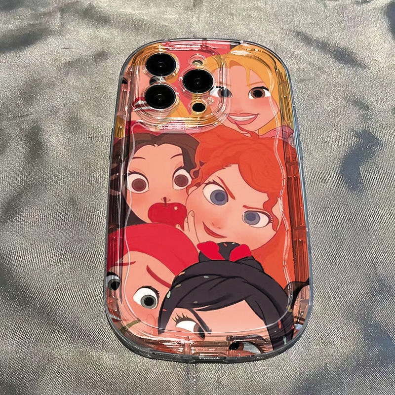 ✅Ốp Điện Thoại Dẻo Trong Suốt Họa Tiết Hoạt Hình Công Chúa Dễ Thương Cho iPhone14 12 7promaxxs / 8p xr 1311
