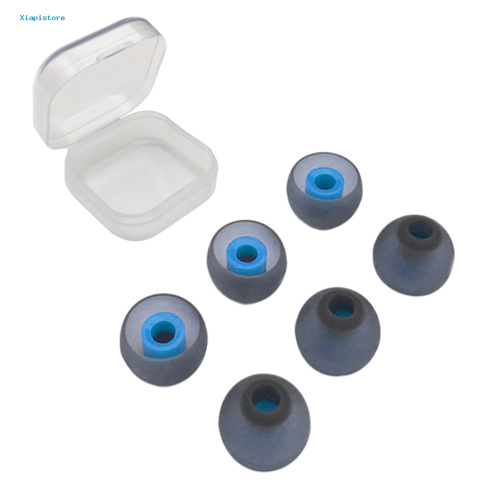 Set 6 Vỏ Bọc Tai Nghe Nhét Tai Thay Thế Bằng Silicon Mềm