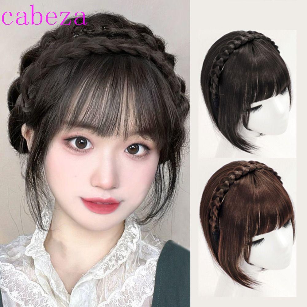 Tóc Giả Có Kẹp Tàng Hình Che Phủ Tóc Trắng Bằng Sợi Tổng Hợp Kháng Nhiệt Cho Nữ