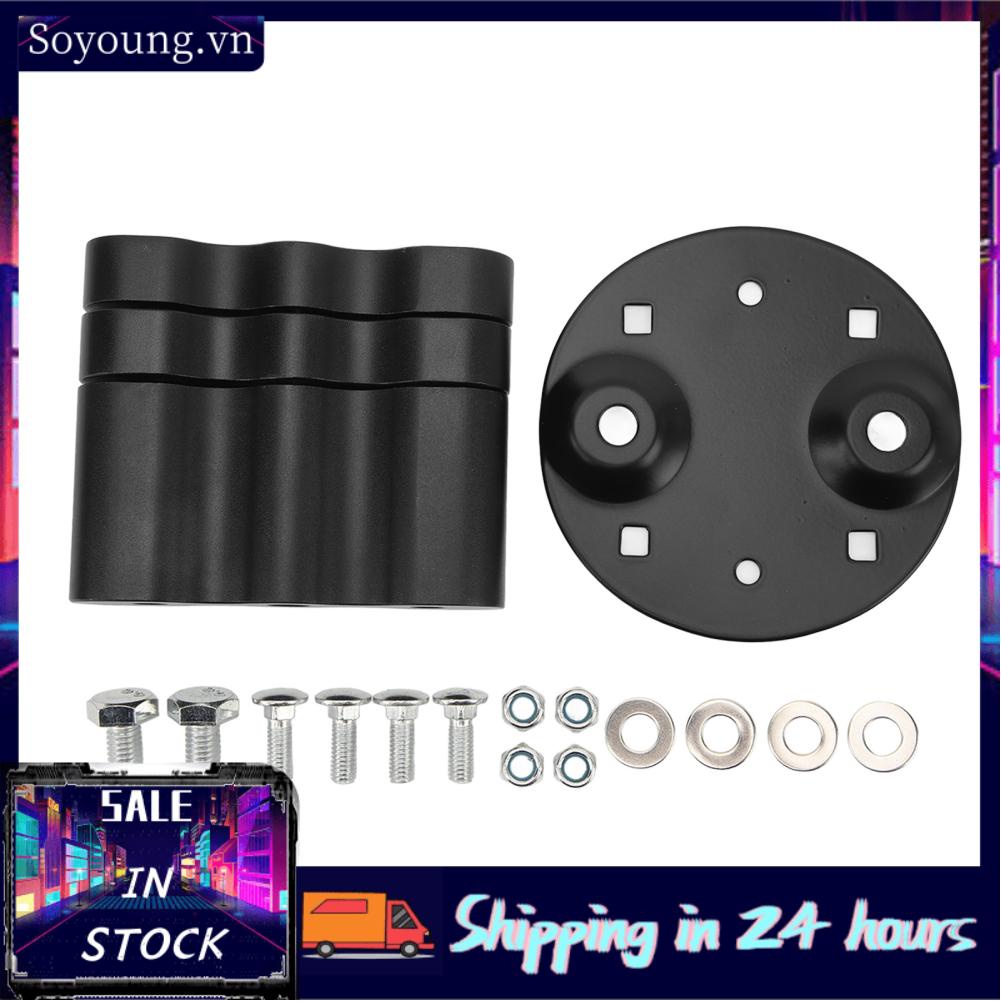 Soyoung Gas Can Mount  Strong Strength Compact Structure Black Electrophoretic Coating Gasoline Pack RX DLX PM for Motorcycle
