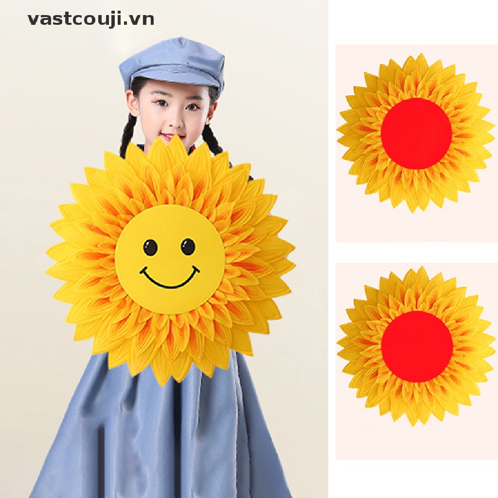 Hoa Hướng Dương Giả Bằng Lụa Cỡ Lớn Dùng Trang Trí Tiệc