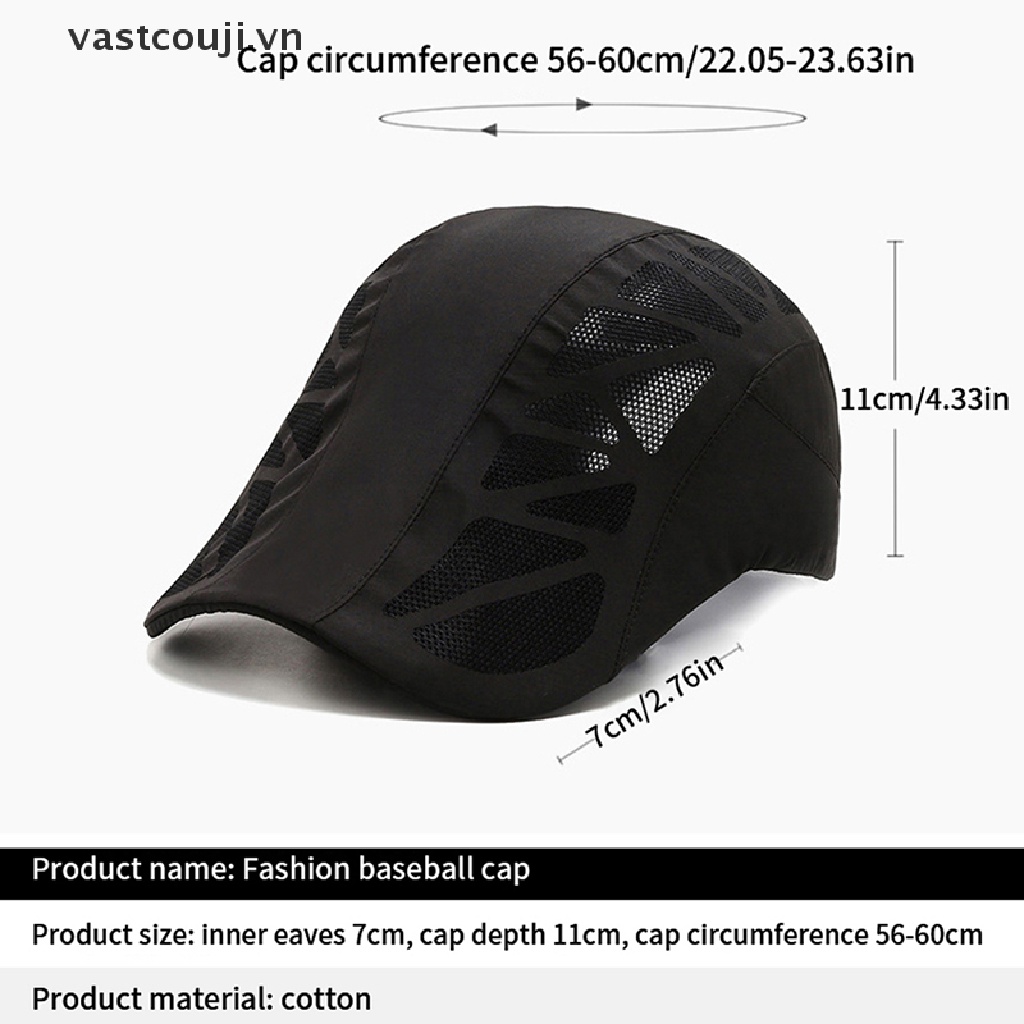 Mũ Lưỡi Trai Phối Lưới Nhanh Khô Phong Cách Thể Thao Thời Trang Cho Nam Và Nữ