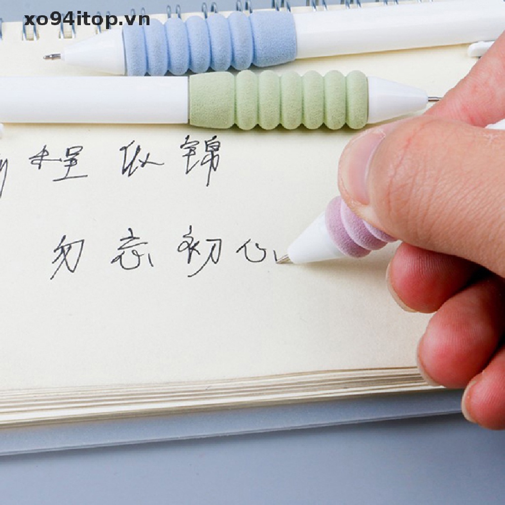 Set 5 Bút Bi Mực Đen Ngòi 0.5mm