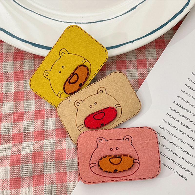 Miếng Dán Tóc Hình Vuông Họa Tiết Hoạt Hình Dễ Thương