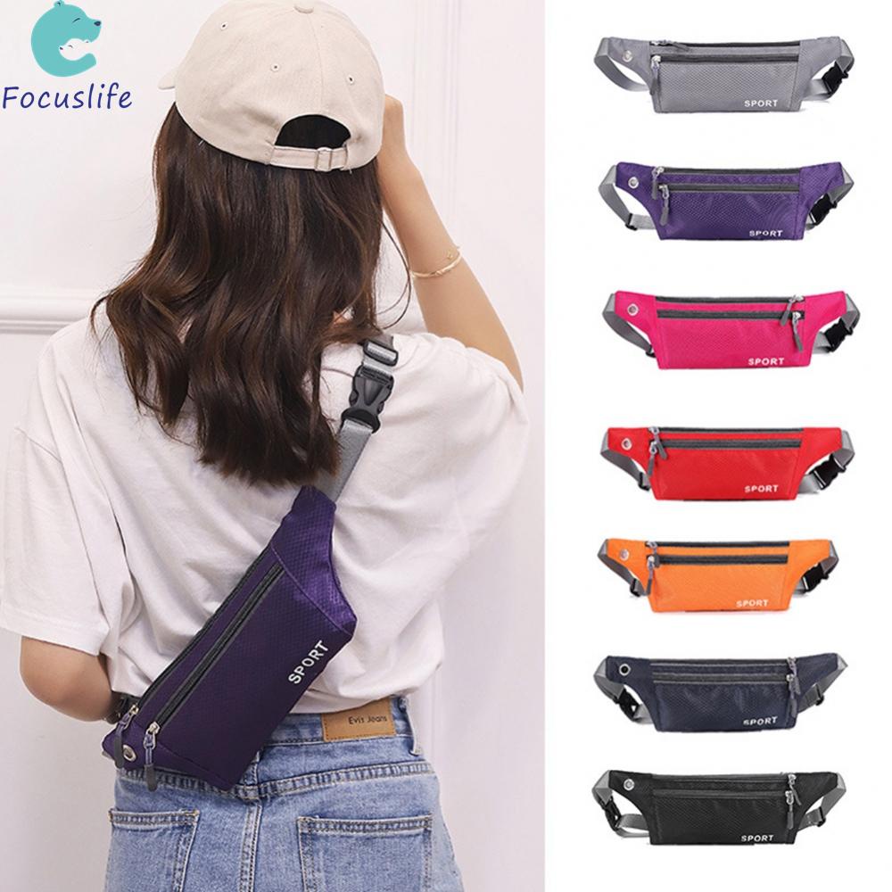 Túi Đeo Hông Chống Thấm Nước Có Khóa Kéo Tiện Dụng Cho Hoạt Động Ngoài Trời