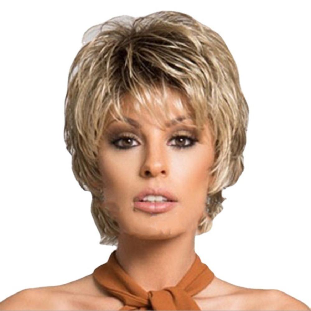 CABEZA Bộ Tóc Giả Ngắn Xoăn Tàng Hình Tự Nhiên Cách Nhiệt Dành Cho Nữ