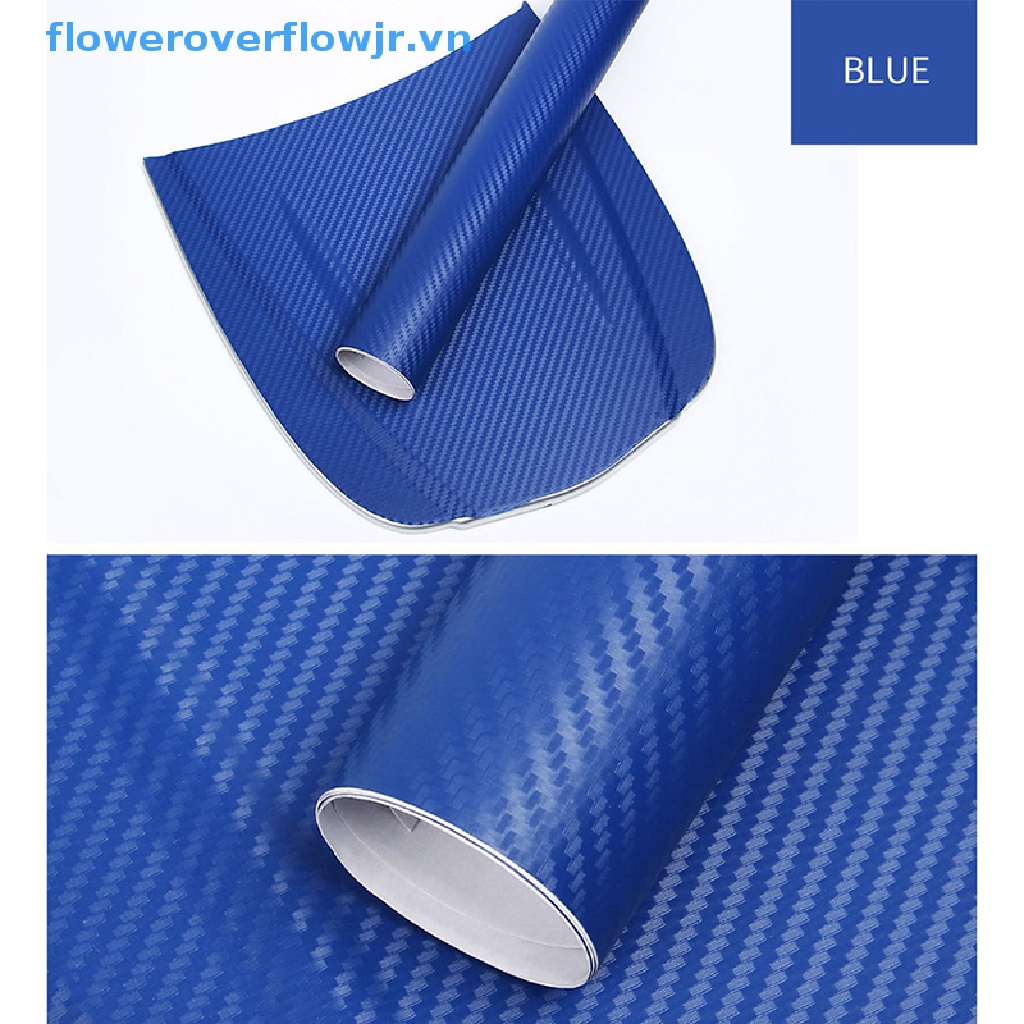 Phim Dán Vinyl Sợi Carbon 3D 127x30cm Trang Trí Xe Hơi