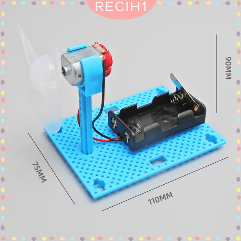 Mô Hình Động Cơ Quạt Phát Điện Thí Nghiệm Khoa Học DIY Cho Người Mới Bắt Đầu