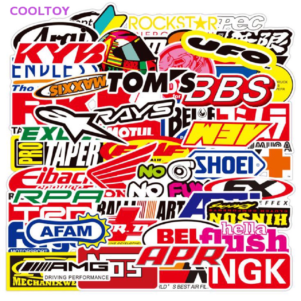 Cooltoy Set 100 Nhãn Dán Graffiti Trang Trí Xe Hơi / Xe Máy / Ván Trượt / Hành L