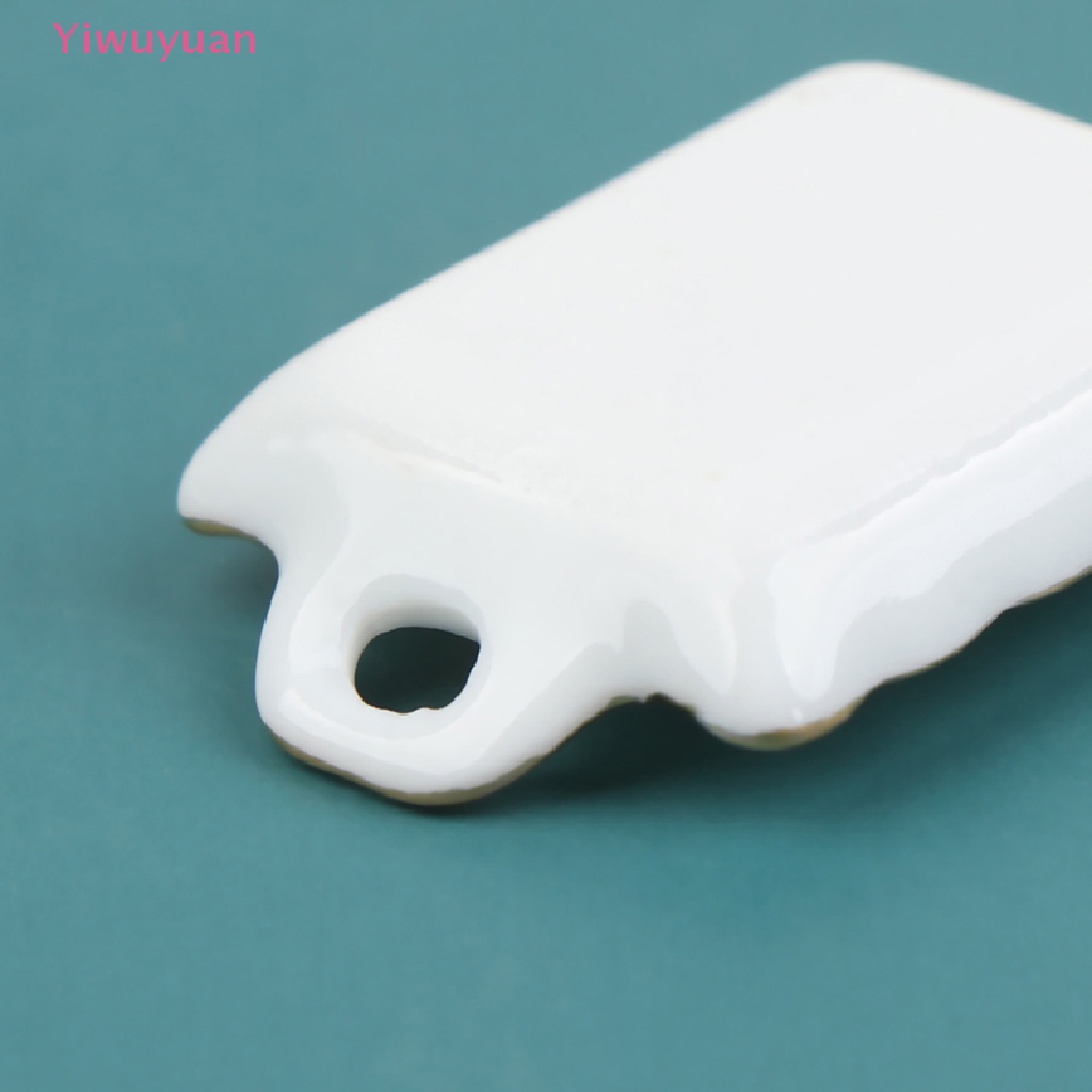 1 Đĩa Sứ Đựng Thức Ăn Đồ Ăn Cho Nhà Búp Bê Tỉ Lệ 1 / 12 Mới