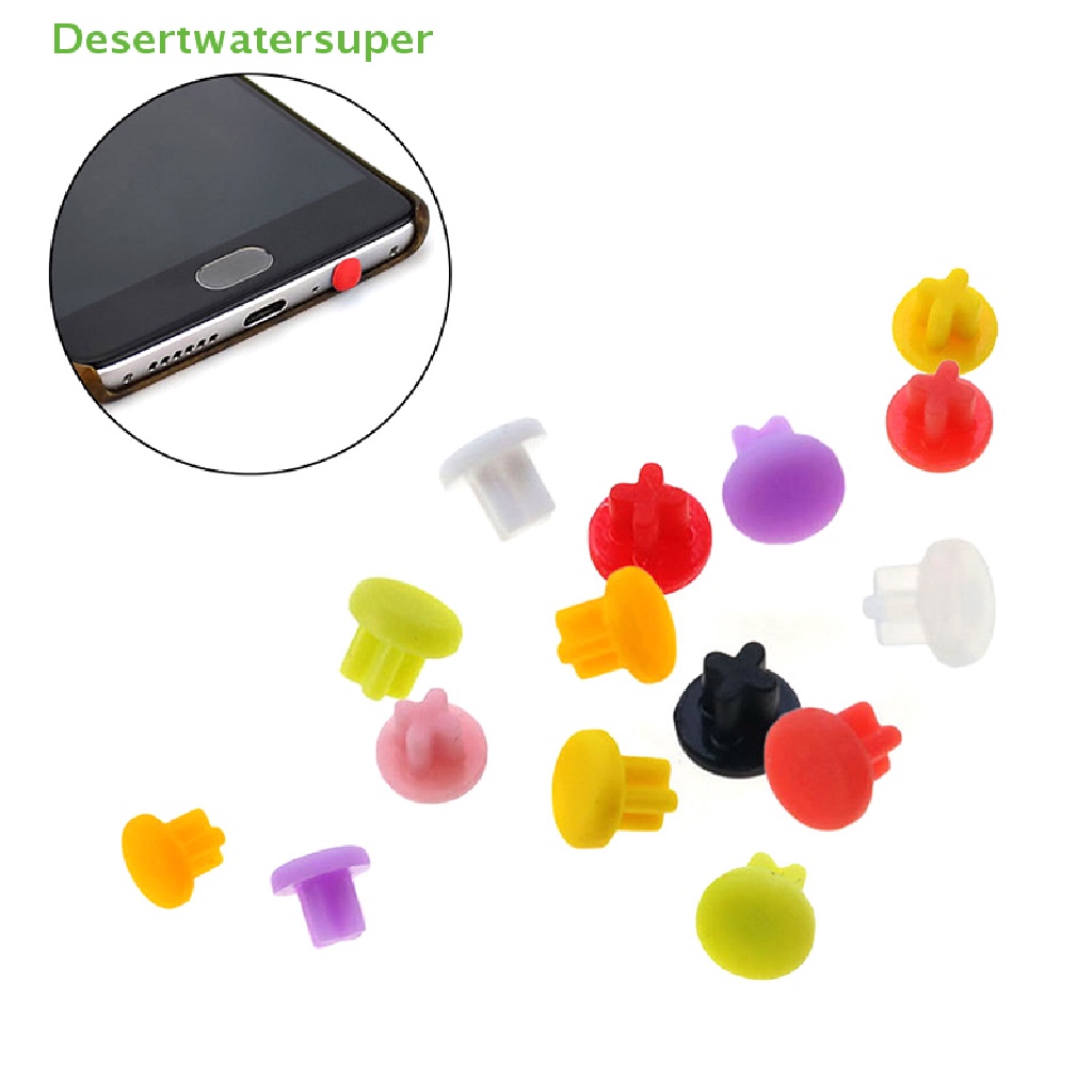 Bộ 10 Vỏ Bọc Chống Bụi Chống Nước Cho Lỗ Cắm Tai Nghe