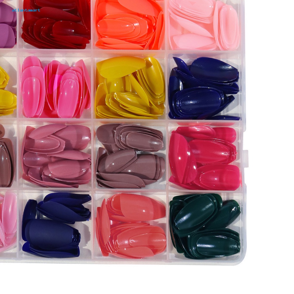 Áo Thun In Hình Atl| Hộp 576 Móng Tay Giả Màu Lì Trang Trí Nghệ Thuật