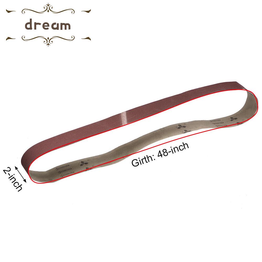 【DREAMLIFE】Sanding Belt 150# Fine Grinding Belt Red Brown 240# 40# 400# 50*1220mm