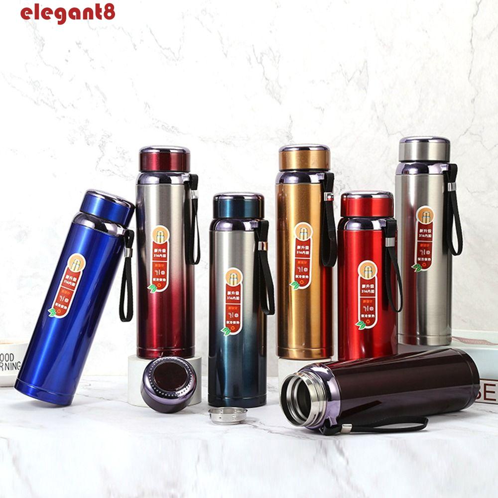 Bình Nước Giữ Nhiệt Bằng Thép Không Gỉ Thiết Kế Hai Lớp Thanh Lịch