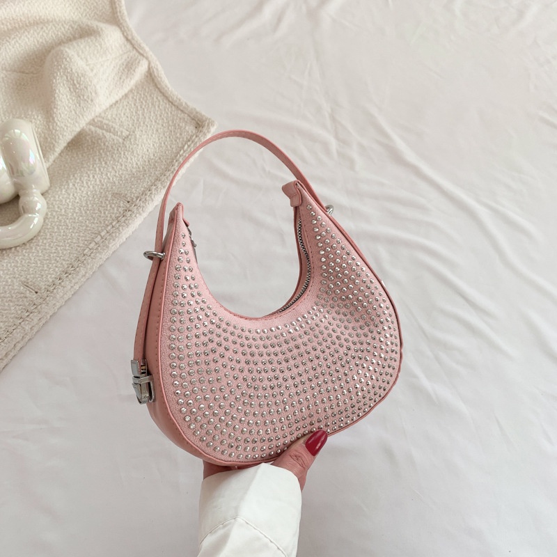 Túi Xách Đeo Vai Mini Đính Đá Thời Trang Mùa Xuân 2023 Cho Nữ