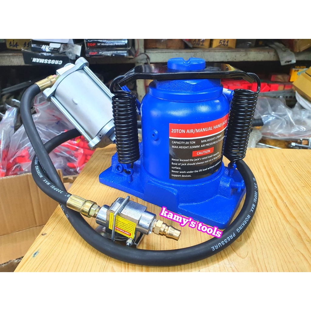 Kích con đội thủy lực dùng hơi 20 tấn 178mm-328mm cao cấp Kamytools