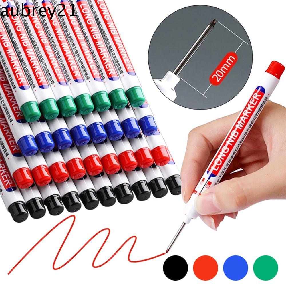 Bộ 2 Bút Lông Đánh Dấu Hai Đầu Dài Nhanh Khô Dùng Trong Phòng Tắm / Xây Dựng
