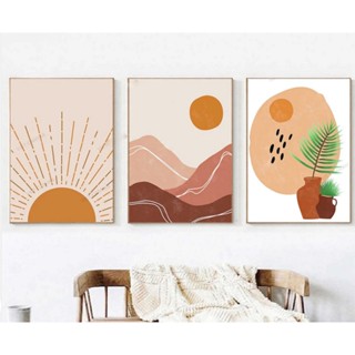 D5 Bộ 3 Tranh treo Tường Cao Cấp | Tặng Đinh | Tặng Khung | Hoàn Thiện Sẵn