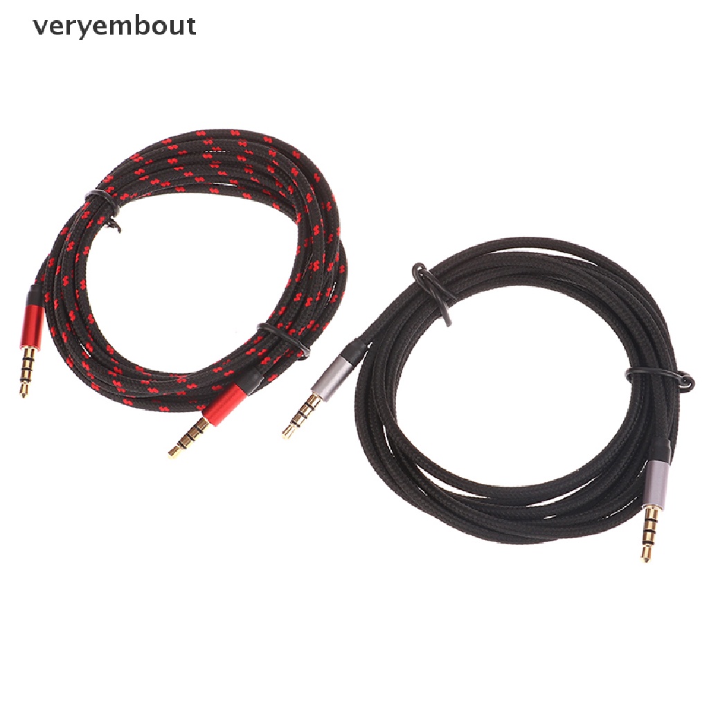 Dây Cáp Âm Thanh Nối Đầu Cắm 3.5mm Với Cổng AUX Cho Điện Thoại / Máy Tính / Xe Hơi