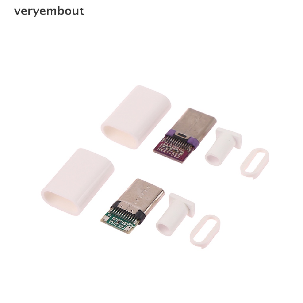 Set 2 Phích Cắm Đầu Cuối Usb 3.1 3A / 5A Chất Lượng Cao Tiện Dụng