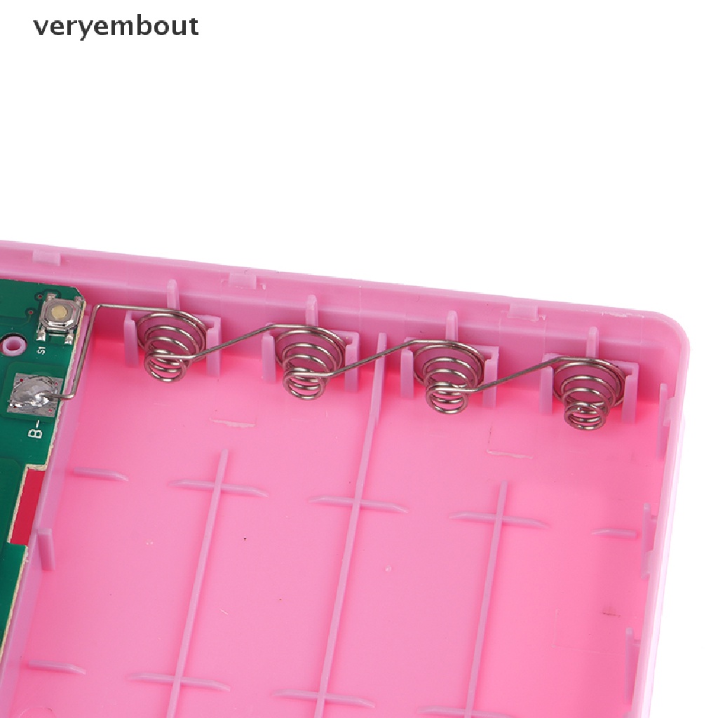 Hộp Đựng Bộ Nguồn 5V Hai Cổng USB Không Hàn 4 * 18650