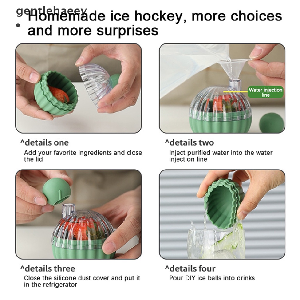 Khuôn Làm Đá Viên Hình Cầu Bằng Silicone