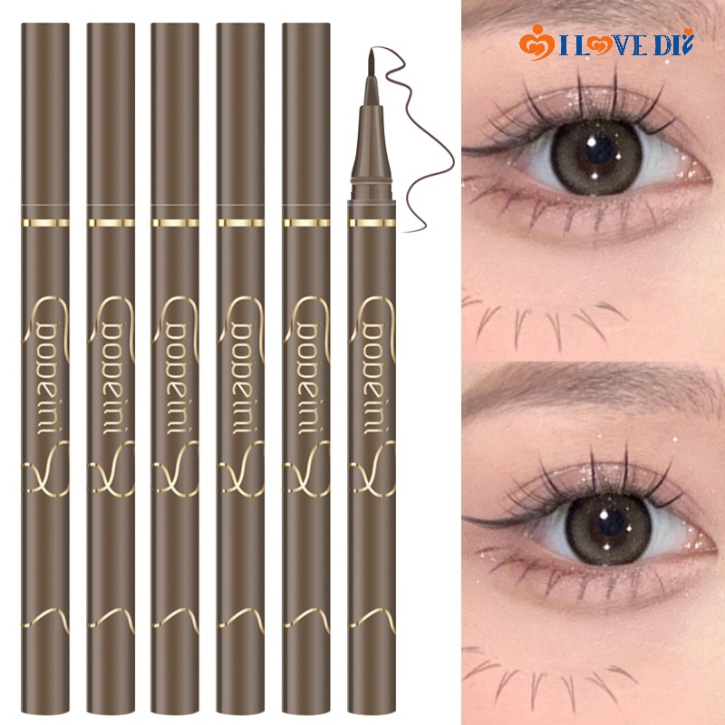 Bút Kẻ Mắt Dạng Lỏng 0.05mm Màu Đen Nhanh Khô Lâu Trôi