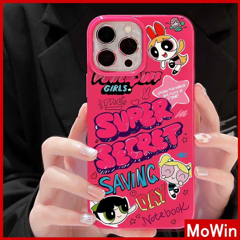 For iPhone 14 Pro Max iPhone Case Black Pink Glossy TPU Soft Case Shockproof Protection Camera Cute Cartoon Compatible with iPhone 13 Pro max 12 Pro Max 11 xr xs max 7Plus 8Plus