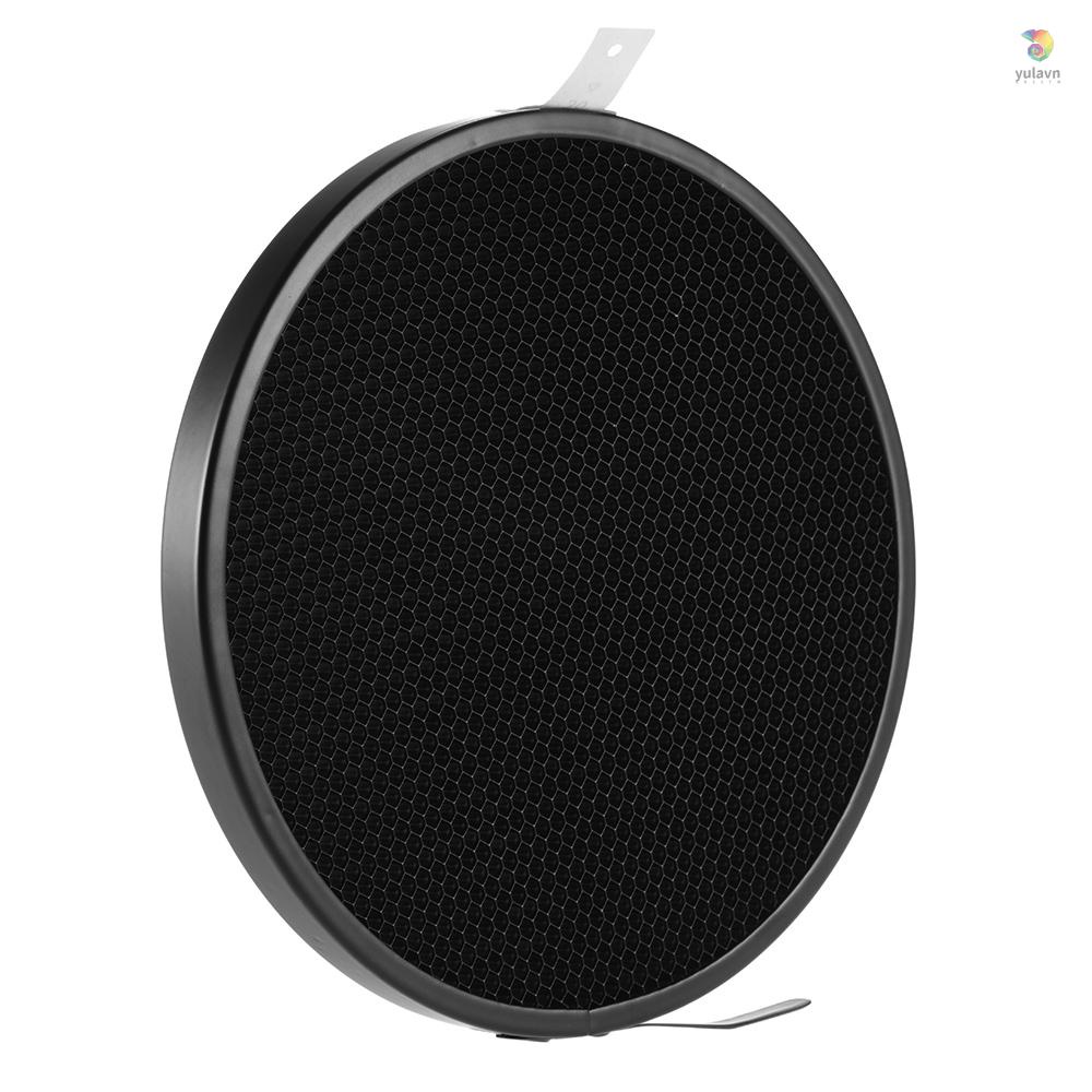 Đĩa Khuếch Tán Ánh Sáng Chuẩn Hình Tổ Ong 16.8cm 30 Độ 7 "Cho Đèn Phản Quang Tiêu Chuẩn