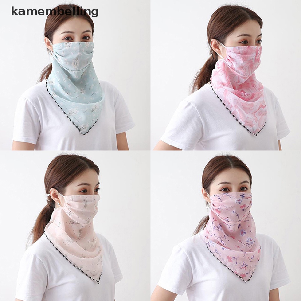 Kamembelling Khăn Voan Che Mặt Mũi Chống Tia Uv Bảo Vệ Hiệu Quả