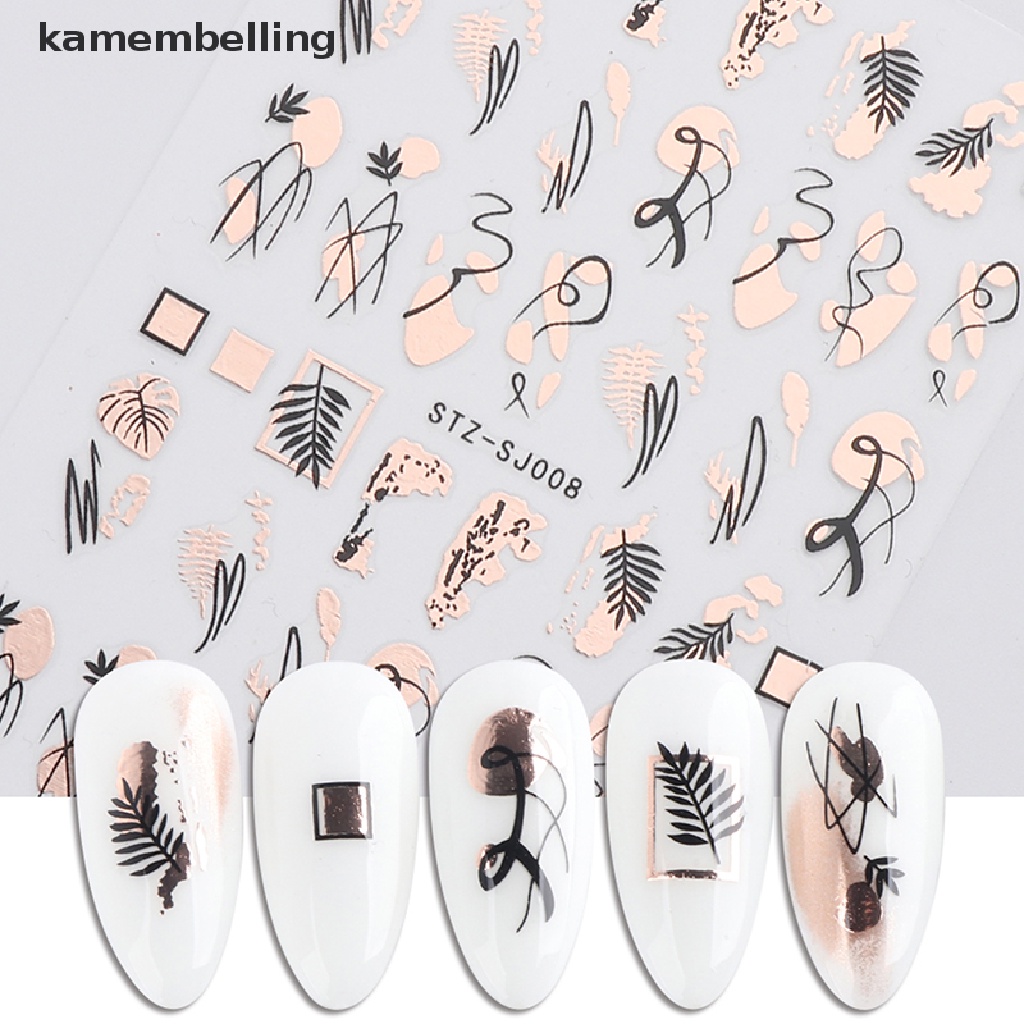 Miếng Dán Trang Trí Móng Tay 3D Nghệ Thuật