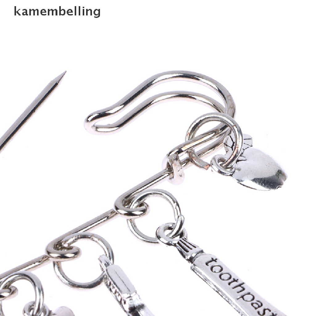 Kamembelling 1 Trâm Cài Áo Hình Cô Tiên Răng
