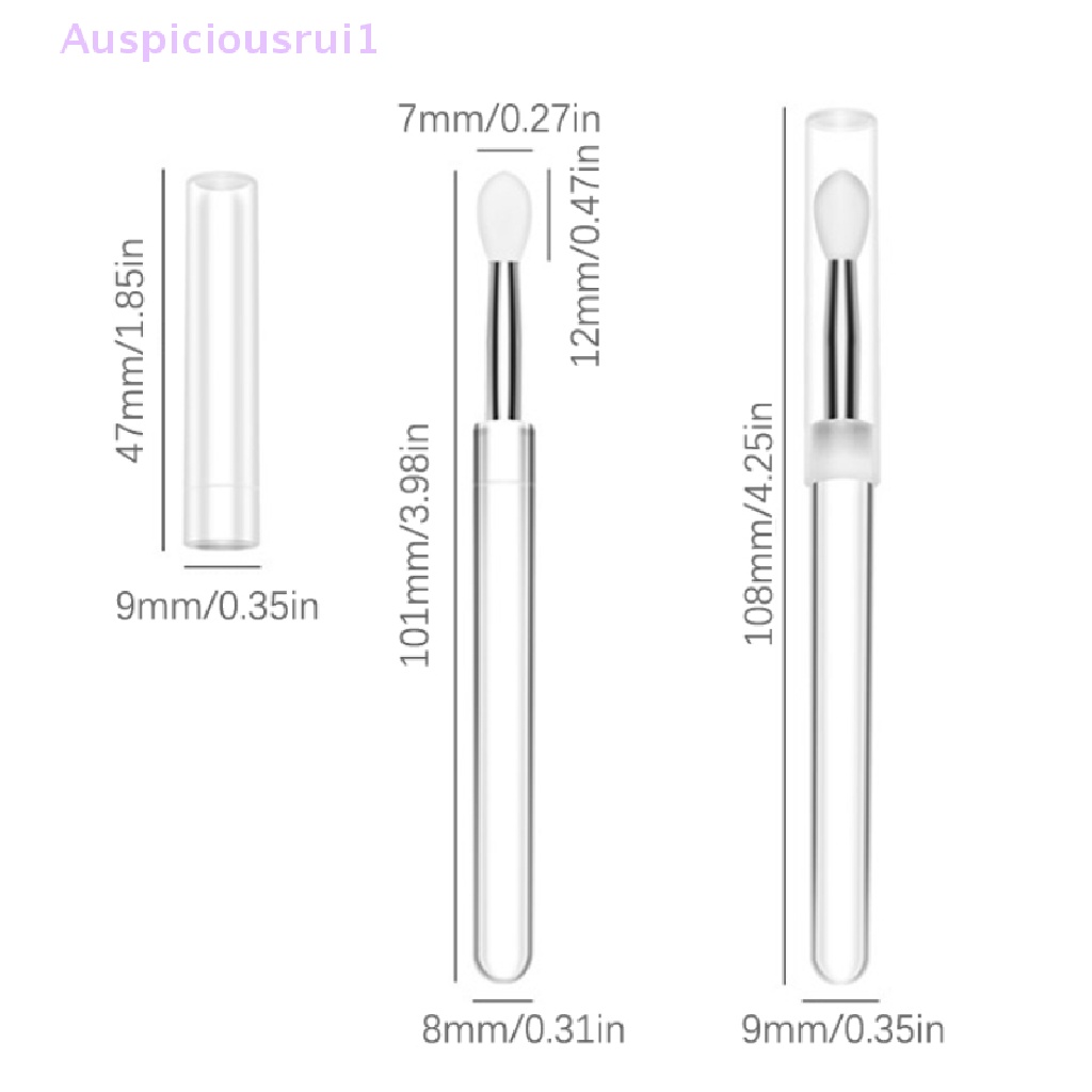1 Cọ Tô Son Môi Bằng Silicone Chống Bụi Auspiciousrui1