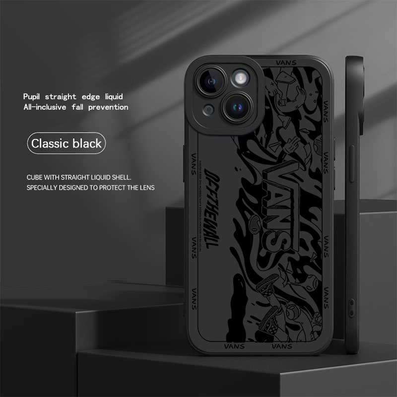 Ốp Điện Thoại TPU Dẻo Họa Tiết Logo vans & Đôi Mắt Thiên Thần Độc Đáo Cho iphone 6 6s 7 8 Plus x xs xr 11 Pro Max