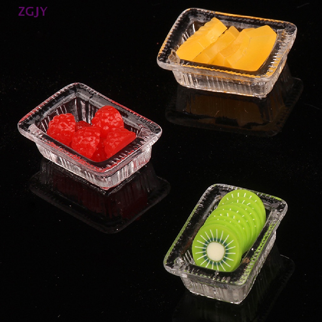 1 Hộp Đựng Trái Cây Mini Tỉ Lệ 1: 12 Trang Trí Nhà Búp Bê Mới