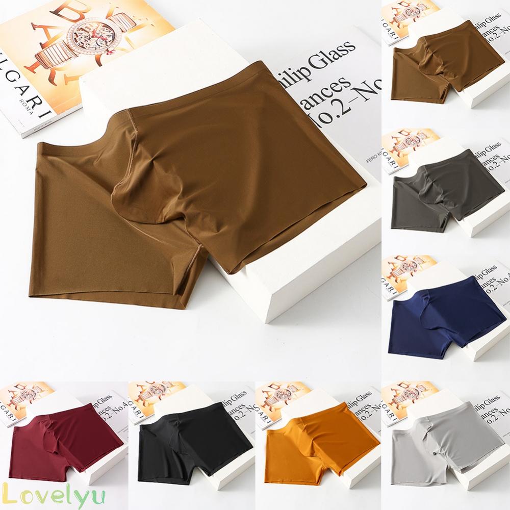 ⭐2023 ⭐Men Underwear Sheath Soft Solid Trunks Underpants Breathable Comfortable