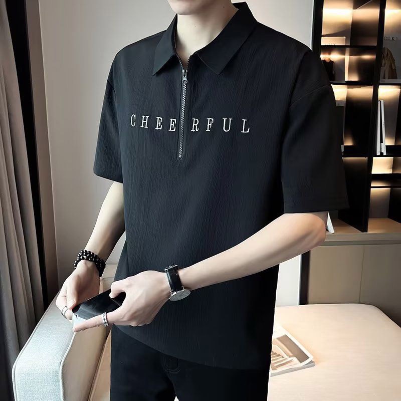 Áo polo AOKANG ngắn tay phong cách Hàn Quốc dành cho nam