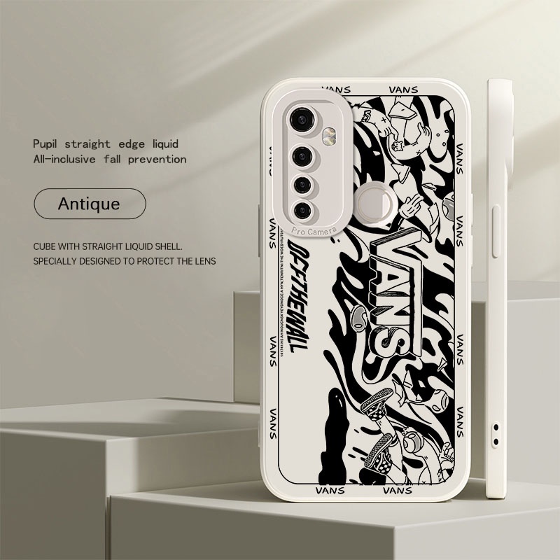 Ốp Điện Thoại TPU Dẻo Họa Tiết Logo vans Cho Realme 5 5i 5s 6s 6 10 8 4G / 5G pro 7i 8i 9i V13 C2 C3 C17 A1K Narzo 50