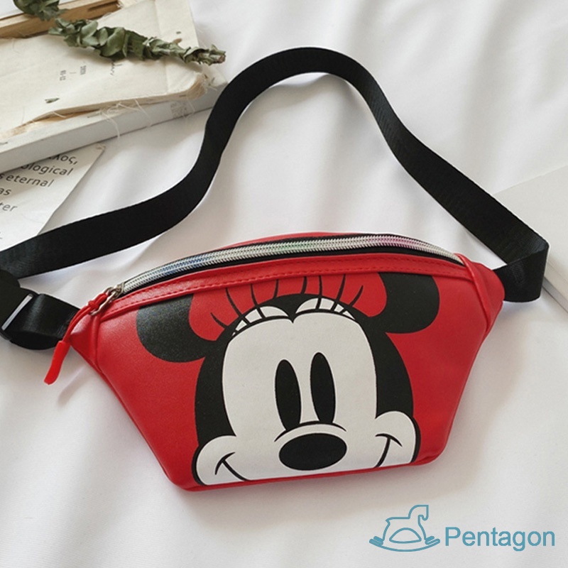 Túi Đeo Chéo In Họa Tiết Hoạt Hình Dễ Thương Phong Cách Hàn Quốc