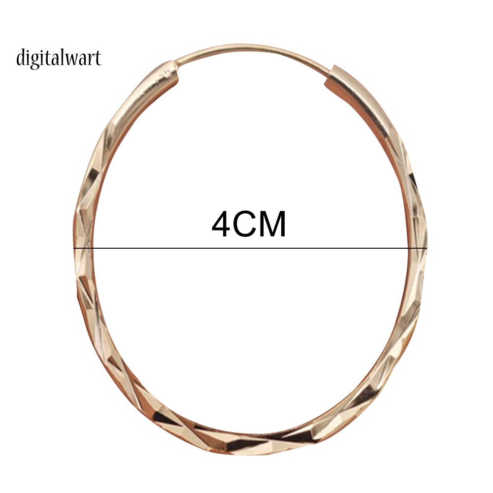 Kỹ Thuật Số| Bông Tai Khoen Tròn To Thời Trang Cho Nữ