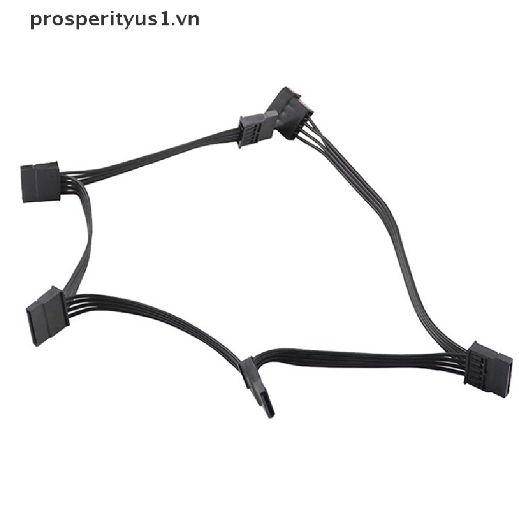 Cáp Chia Nguồn Ổ Cứng 4pin IDE Từ 1 Sang 5 SATA 15Pin Chuyên Nghiệp Chất Lượng Cao