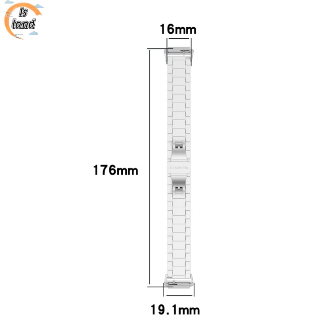 Dây Đeo Thay Thế Bằng Thép Không Gỉ 17.6cm Cho Huawei Band 7