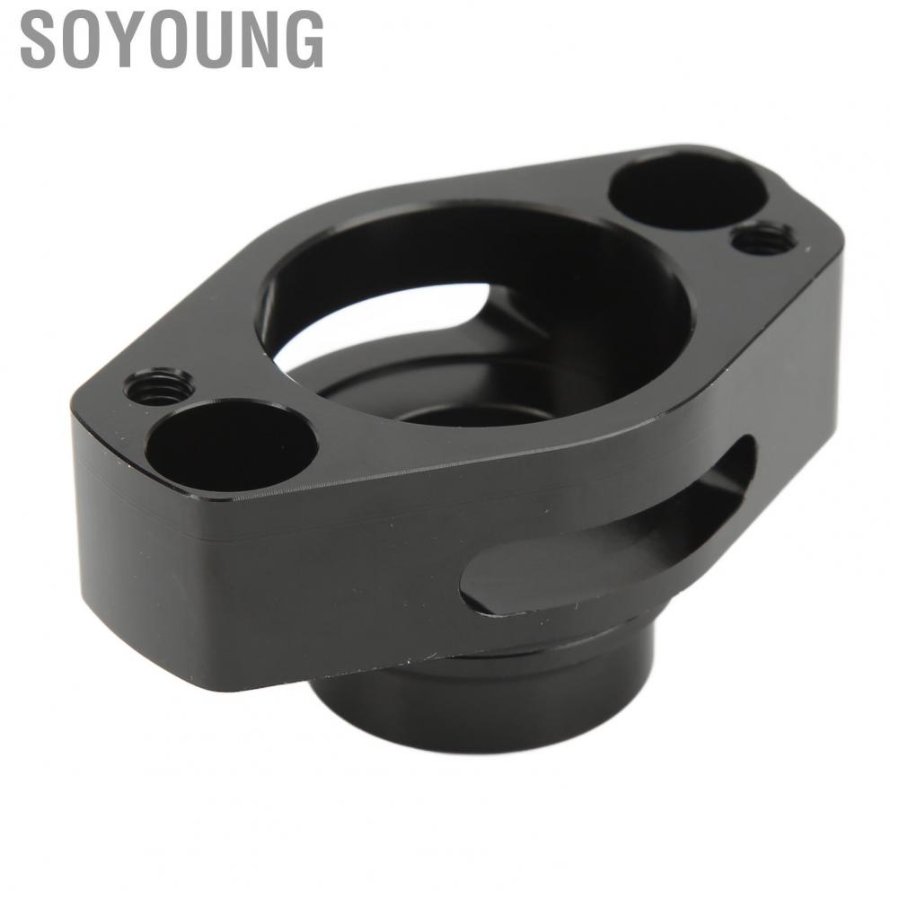Soyoung BOV Adapter  Professional Turbo Blow Off Valve CNC Aluminum Perfect Sealing Rustproof Long Lasting Rugged Structure for EcoBoost Models