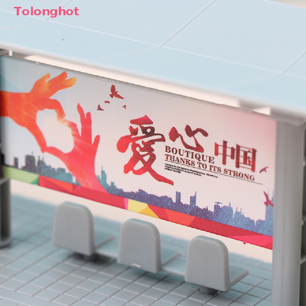 Mô Hình Trạm Xe Buýt Mini Tốc Độ Cao Tỉ Lệ 1 / 87