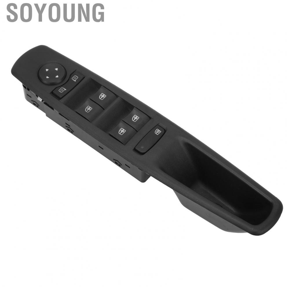 Soyoung Power Window Switch  Front Left Side Clear Buttons Comfortable Touch Rainproof Flexible Master for Car