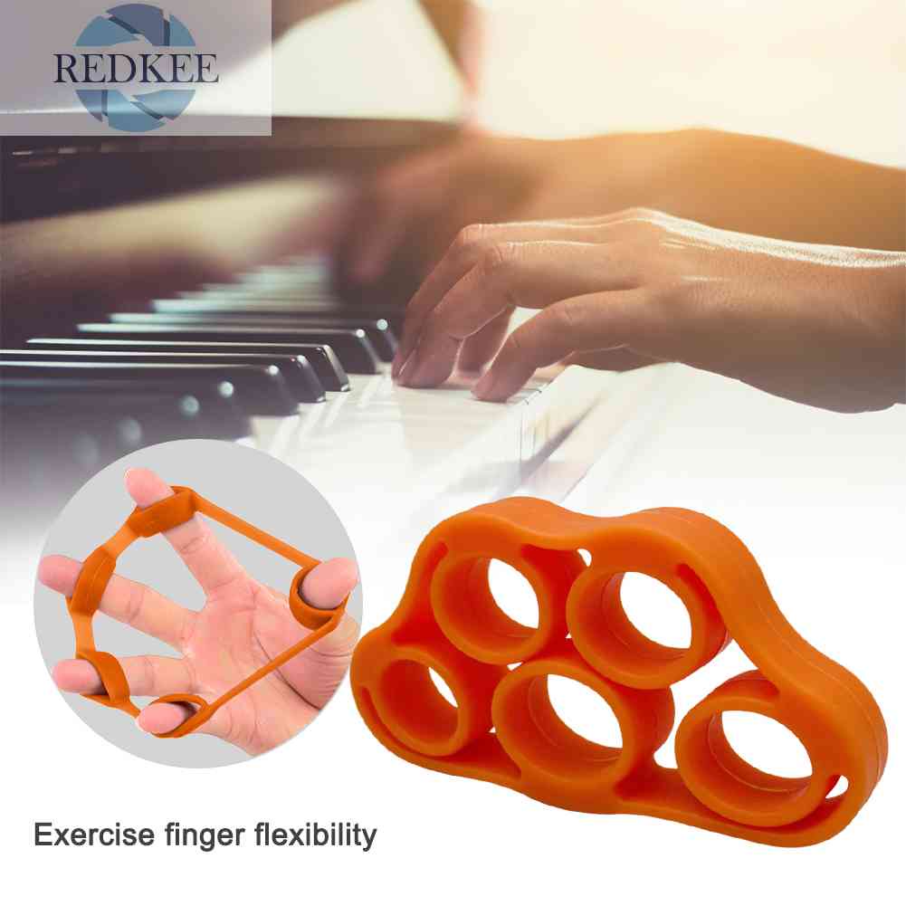 Dụng Cụ Nới Rộng Ngón Tay 5 Ngón Bằng Silicone Di Động Hỗ Trợ Luyện Tập Gym