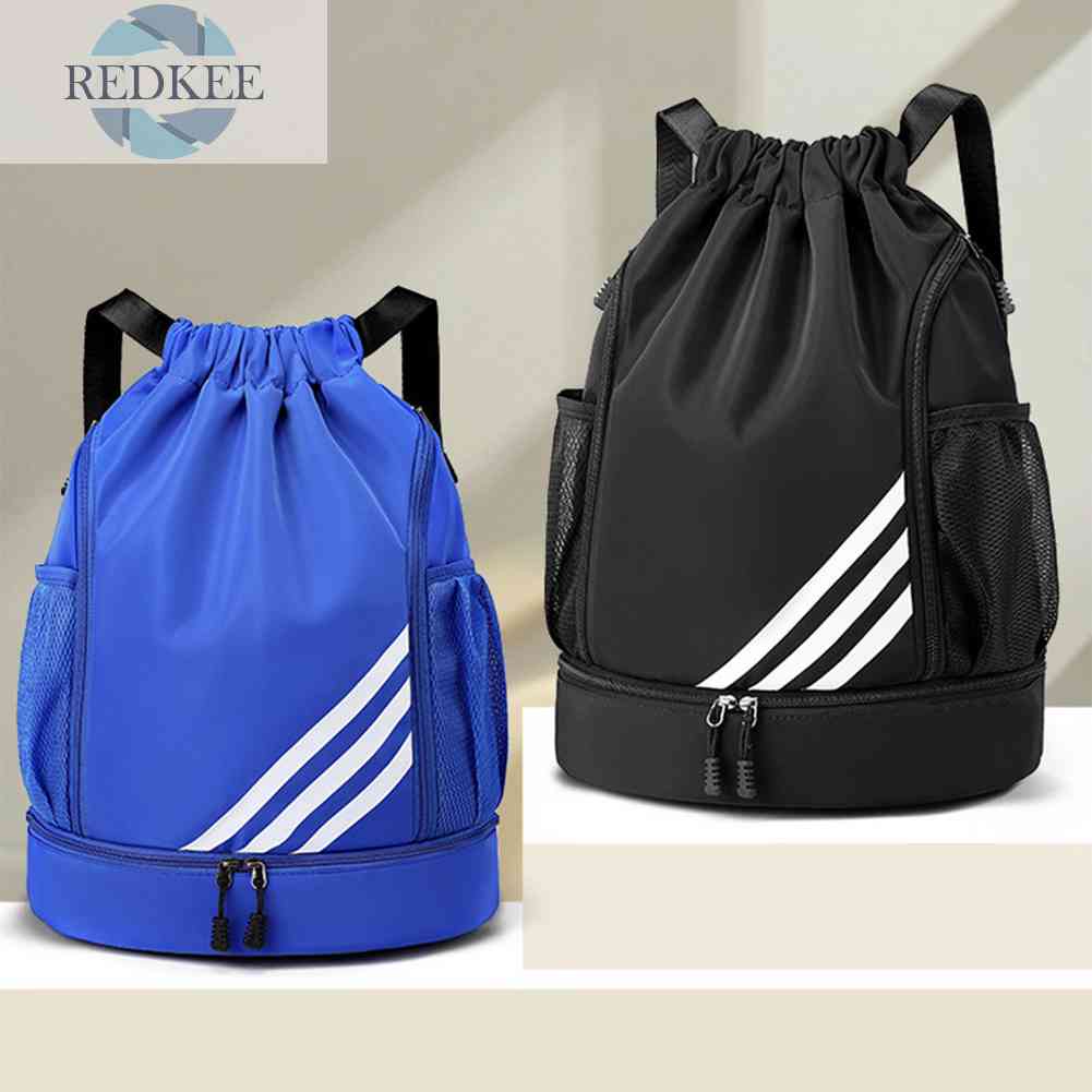 Ba Lô Dây Rút Đựng Đồ Tập Gym / Bóng Rổ Nhiều Túi Tiện Lợi